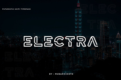 Electra Sci-fi Logo Font behacegraphic chic font display font electra sci fi logo font font font duo font logo logo logo font sci fi font slab serif font technology font