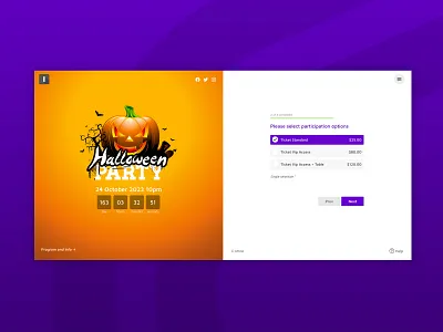 Imno - Party Event Registration Form Wizard form form wizard invitation participation registration sign up ui ux web design