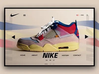 Nike landing page