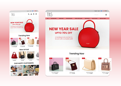 Women's Handbag App app design fashion graphic design handbag ladies landing page purse ui ux women