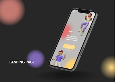 App landing page