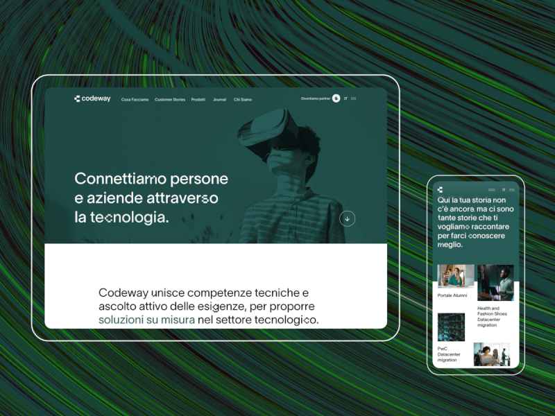 Codeway - IT Company / Website development agency agency website clean design it company minimal ui ui design web web design website website ui
