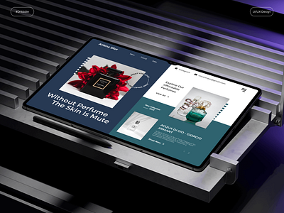 Perfumes Landing Page brand perfume design design dior website fragrance web design illustration logo perfumes website ui ui ui design uiux uiux design web design web ui website design website ui