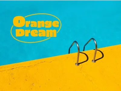 Orange dream logo design branding drink branding graphic design illustrator logo orange dream simplicity soda brand summer inspired logo typography logo vector yellow brand