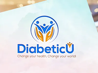 DiabeticU Logo branding creative logo design illustration logo logo design logo mark natural logo roxy sazib roxy sazibroxy ui vector