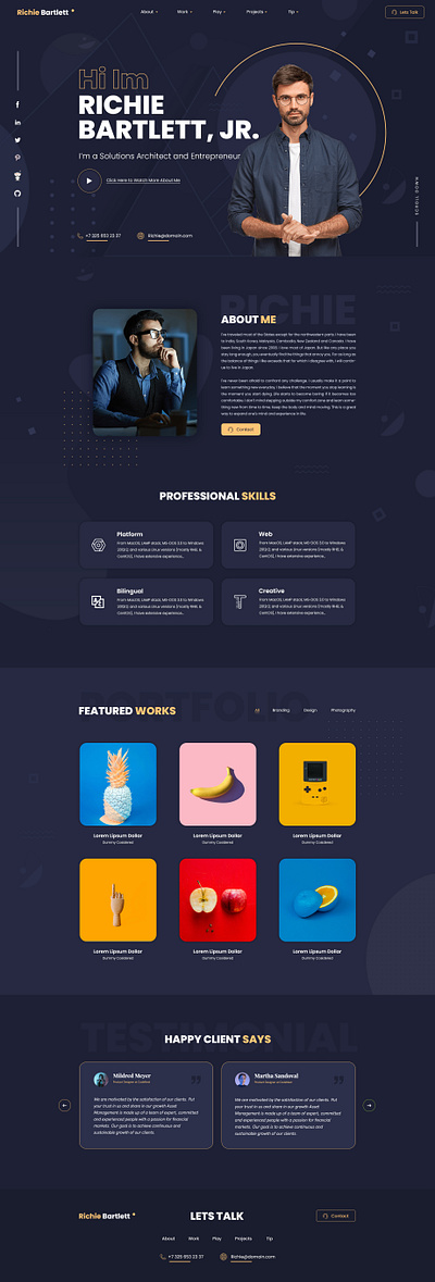 Personal 3d animation branding graphic design logo motion graphics ui