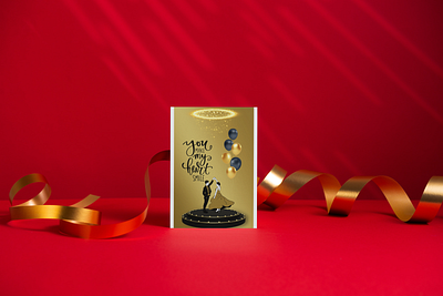 Greeting Crad/ valentine's Day 2023 card card design design digital card dribbble graphic design greeting card illustration love photoshop valentine card valentines day