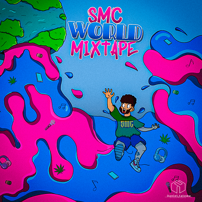 SMC World Mixtape design illustration
