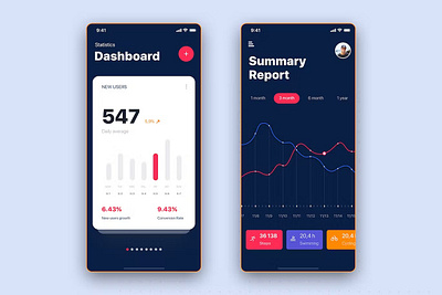 Summary Report Statistics UI Mobile App android app app design application apps clean design design for app ios mobile mobile app mobile app design mobile app design mobile apps screen simple statistics ui ux website