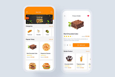 Food app mobile UI Concept android app app design application apps design for app display food food app ios mobile mobile app mobile app design mobile app design mobile apps realistic screen ui ux website