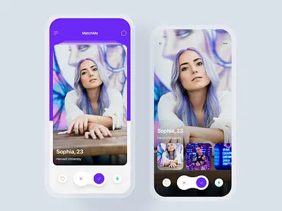 Dating mobile app UI concept android app app design application clean date dating design for app display ios mobile mobile app mobile app design mobile app design mobile apps screen simple ui ux website