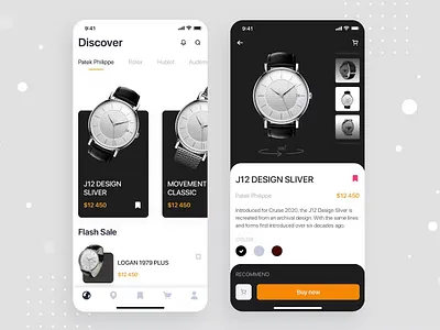 Watch Shop mobile app concept android app app design application apps clean design design for app ios mobile mobile app mobile app design mobile app design mobile apps screen simple ui ux watch website