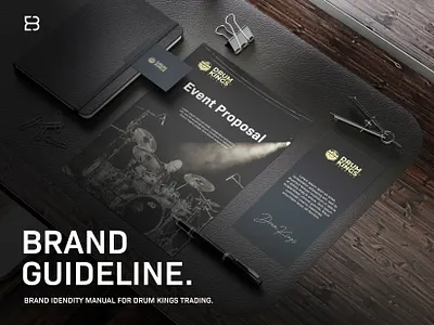 Drum Kings Trading Branding Guideline branding logo