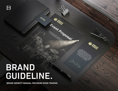 Drum Kings Trading Branding Guideline branding logo