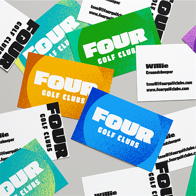 FOUR Golf Clubs - Branding branddesign brandidentity branding brandingdesign design golf golfbranding graphic design logo logodesign logotype