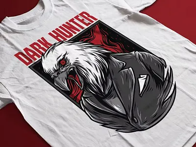 Dark Hunter T-Shirt Design Template 3d apparel branding clothing design graphic design graphics for t shirt designs logo shirt designs t shirt t shirt design t shirt designs t shirts t shirts design t shirts designs t shirts with designs tshirt tshirt with design tshirts ui