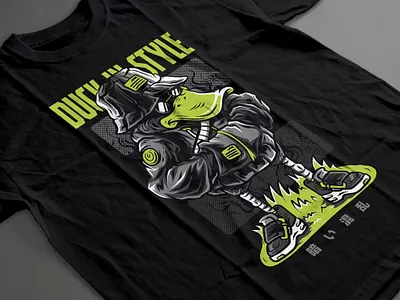 Duck in Style T-Shirt Design Template apparel branding clothing graphic design graphics for t shirt designs logo t shirt t shirt design t shirt designs t shirts t shirts design t shirts designs t shirts with designs tshirt tshirt with design tshirts