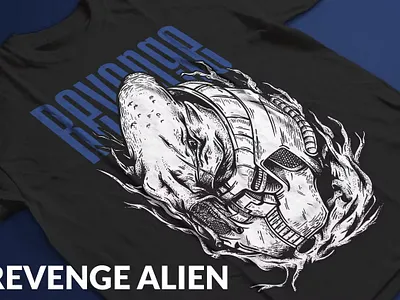Revenge Alien T-Shirt Design Template 3d animation apparel branding clothing design graphic design graphics for t shirt designs illustration logo t shirt t shirt design t shirt designs t shirts t shirts design t shirts designs t shirts with designs tshirt tshirt with design tshirts