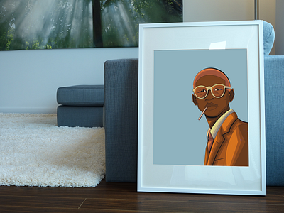 Lonely Cigarette design illustration