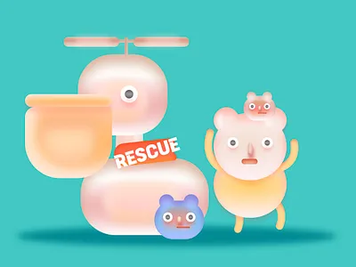 Jungle Bear character design bear character design illustration