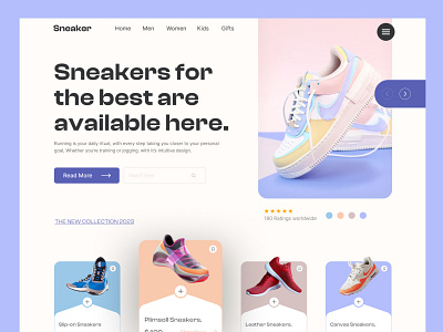 Sneaker UI Header app desing best sneaker ui best ui creative ui header design landing page luxury ui design modern ui modern ui design sna snakers sneaker design sneaker ui design ui ui design uiux ux webdesign website website design