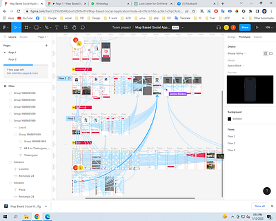 Map Base Social Media Mobile App Design and Development Project app application branding design facebook figma linkedin liton ahammed map media minimal mobile social socialmedia tiktok ui ui design uiux vector xd