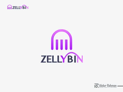 Zellybin E-Commerce Brand Logo Design 3d logo abstract app icon brand identity design branding clothing logo creative logo e commerce logo gradient graphic design logo ideas logo maker logo youtube mark presentation symbol typographi unique logo zellybin logo zellyfish logo