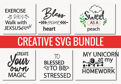 creative svg bundle silhouette