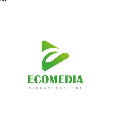 Eco Media Logo animation branding illustration logo