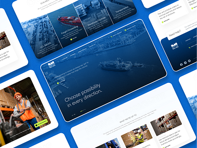 Mac-Nels | Web Page Design for Logistic Company design logistic website logistics shipment shipping website transportation ui ui design uidesign web web design webdesign website