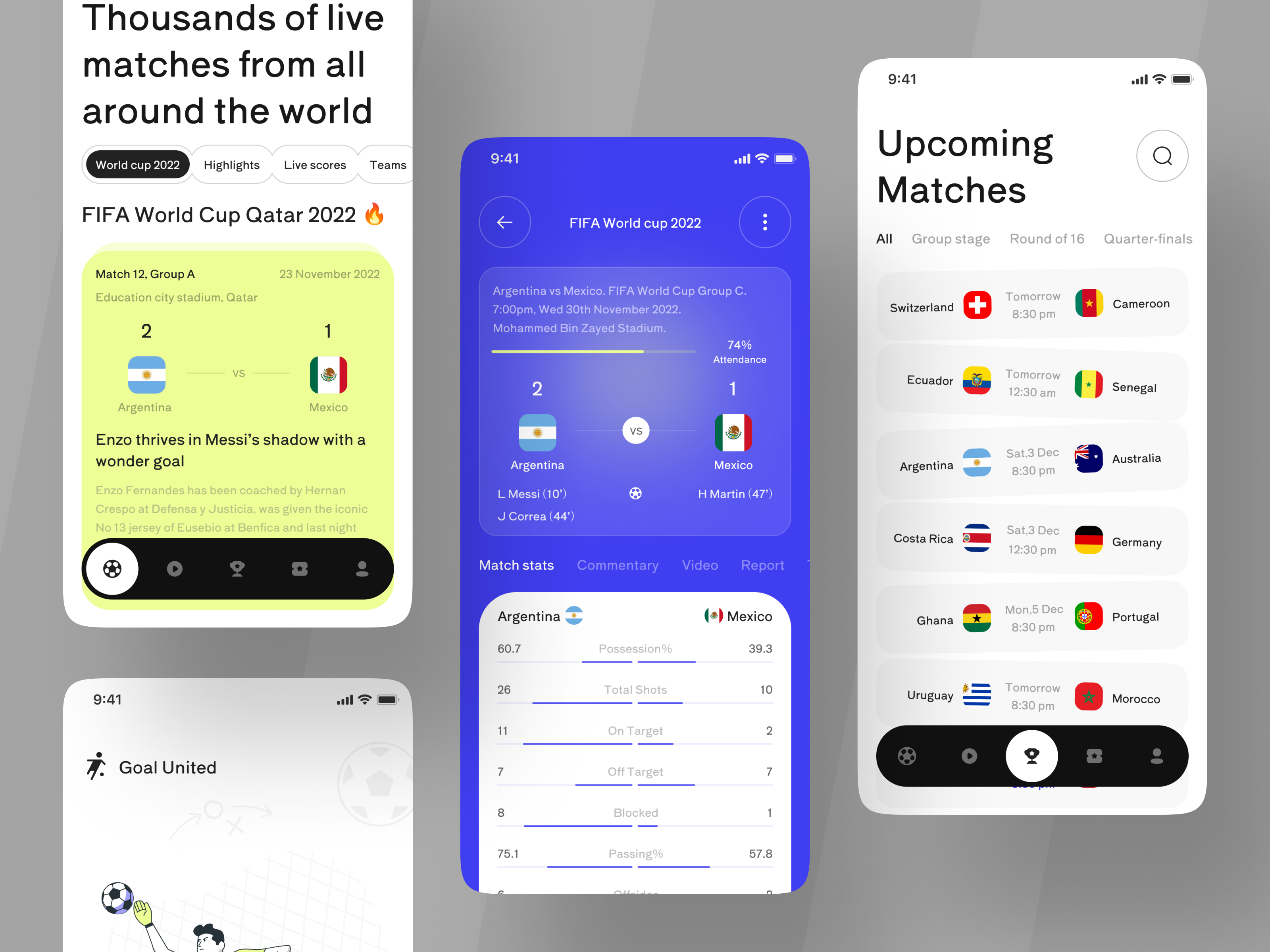 Concept Art, Mobile Design, UI Design and UX Design: FIFA Mobile App by  Julien