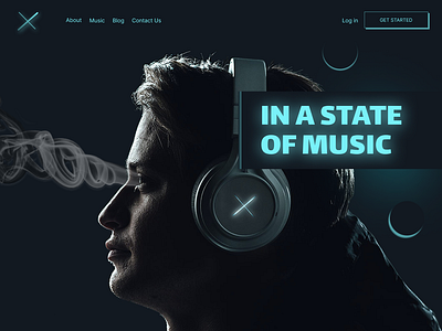 In a state of music branding design typography ui ux