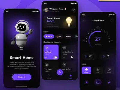 التحكم في الأجهزة - IoT 3d animation app branding design graphic design illustration logo motion graphics ui vector