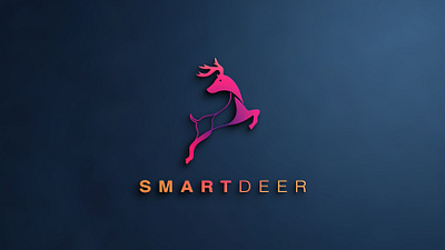 Smart Deer Minimalist Logo Design 2023 branding design esports logo design graphic design illustration logo logo design logo design branding minimal logo minimalist logo design 2023 smart deer smart deer logo smart deer minimalist smart deer minimalist logo ui