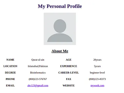 About Me (Personal Page) about about me aesthetic beginner beginners css design easy email form html illustration learn logo me name new page web web development