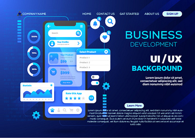 Modern Abstract Background| UI UX Background Design backgroundfotomurah graphic design