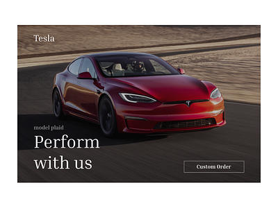 Simple Tesla landing page branding design graphic design illustration motion graphics ui ux websites