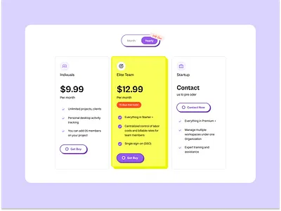 Price Component landing page price price component price page product design ui ui component