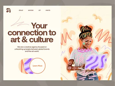 Creative Agency Landing Page branding design elementor graphic design illustration landing page web design wordpress website