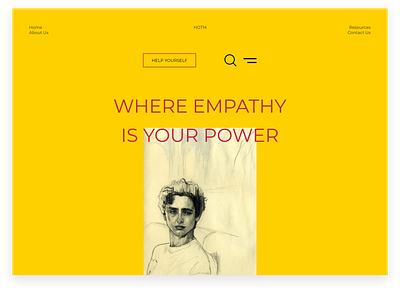 Mental health website homepage design | Creative design ui ux