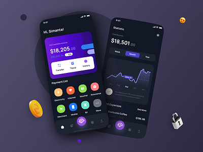 Finance app UI Design app finance app token app ui user interface website design