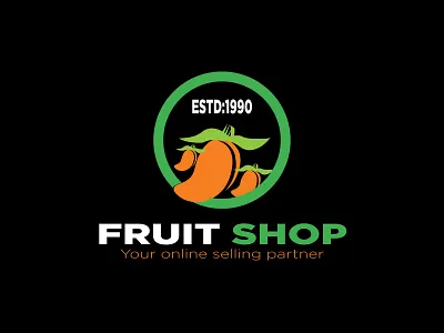 Mango Fruit Shop Logo Design graphic design logo logo design mango logo vector