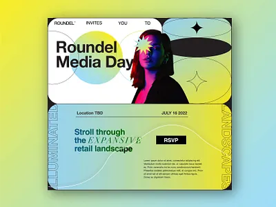 Digital Invite design digital design graphic design illustration illustrator typography ui vector