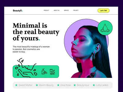Website design concept for beauty industry advertising design beauty product cosmetics website dashboard figma design figma emplate graphic design homepage design landing page minimal website modern web product design responsive website ui design ui ux design web design website concept website design wordpress