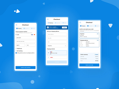 Checkout and payment page ui adobe xd app ui checkout page checkout ui daily ui design payment ui paymentui shop app ui ux xd