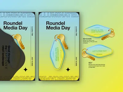 Media Day Invite branding design event event invite gradient graphic design illustration illustrator invite logo print design printing typography vector