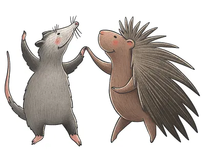 Illustration for "The Love Book" animal cartoon character character design children children illustration childrens book illustration