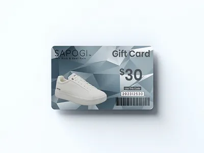 Web Store Gift Card Design branding card design cards coupon design gift card gift card design graphic design loyalty card post card print design sneaker shop sneaker store sneakers stationary design voucher