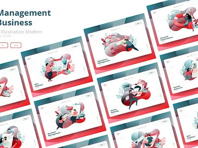 Management System Web Illustrations Set artwork brand identity brand illustration branding corporate branding corporate identity design illustration digital art digital illustration identity branding illustration illustration design illustration designs illustrations design illustrator logo logo design vector visual identity web illustration