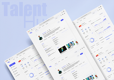 TalentHunt | Talent Hiring Tool app branding dashboard design graphic design illustration ui uiux ux uxui